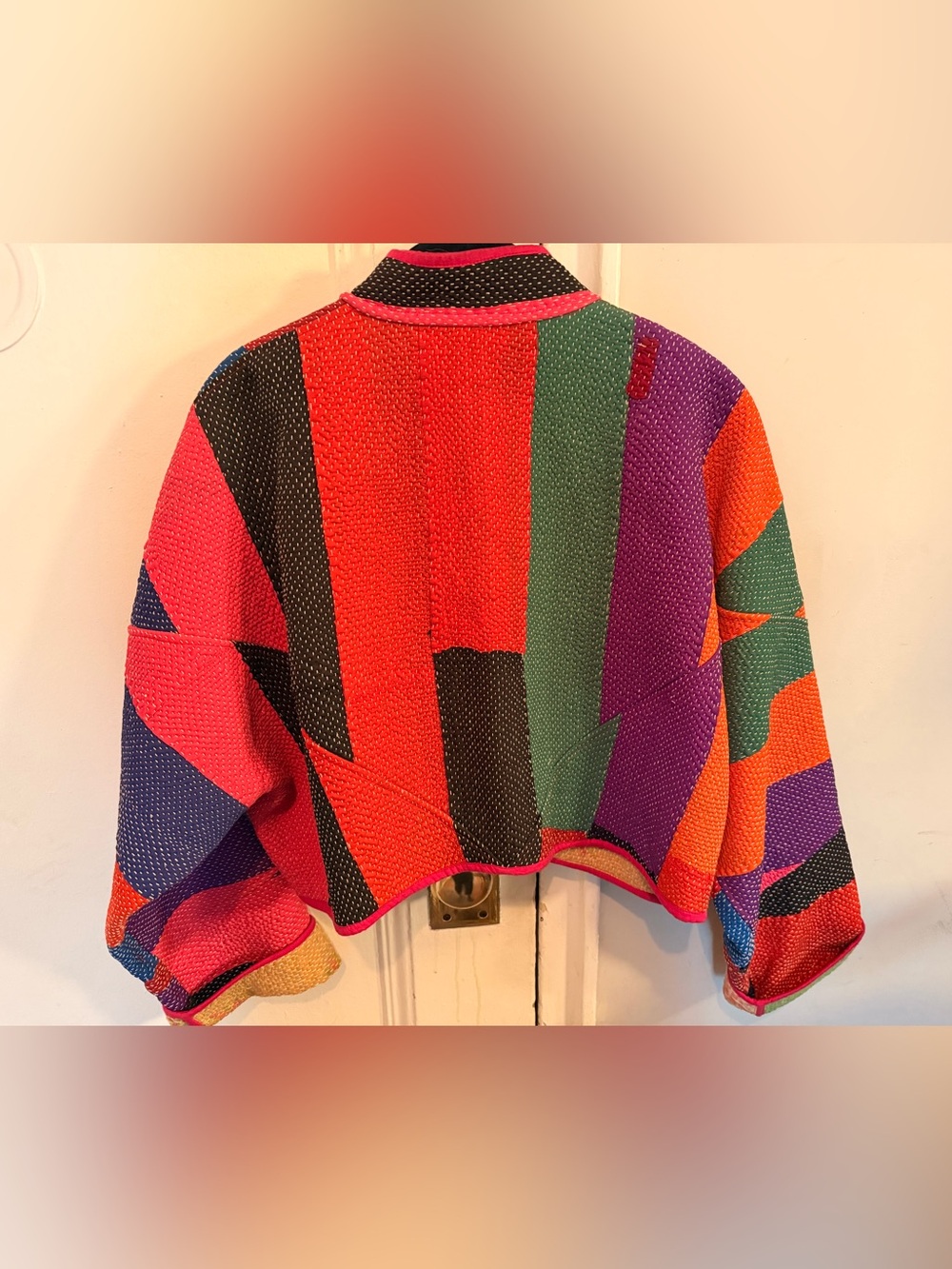 Namai Reversible Colorful Patchwork Women's Jacket - Picture 2 of 4